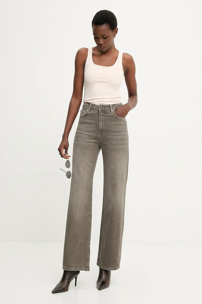 Answear.LAB jeansi culoarea gri