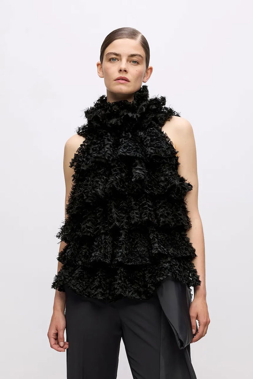 Karl Lagerfeld bluza culoarea negru