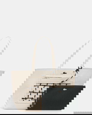 Lacoste poșetă culoarea bej, NF5130AS