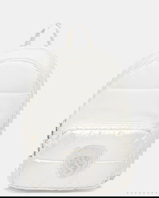 Blauer rucsac culoarea bej, mic, cu imprimeu, WAVE04