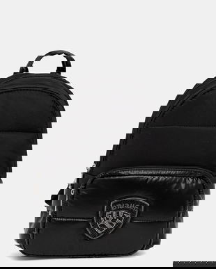 Blauer rucsac culoarea negru, mic, cu imprimeu, WAVE04