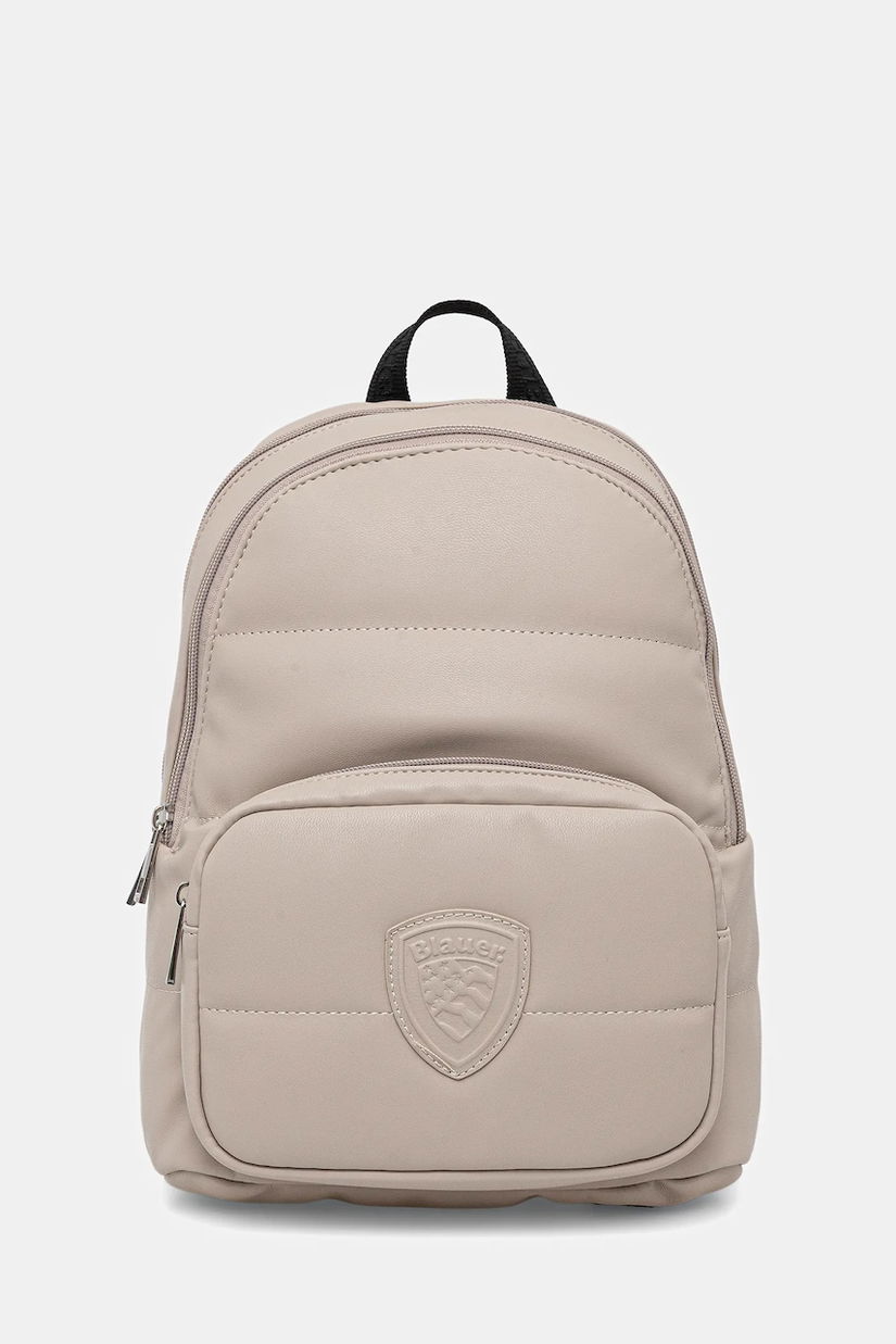 Blauer rucsac culoarea bej, mic, uni, POLLY02