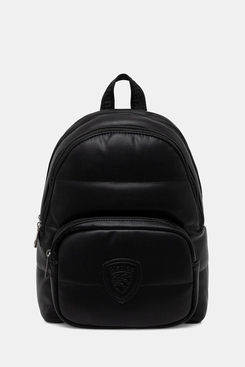 Blauer rucsac culoarea negru, mic, uni, POLLY02