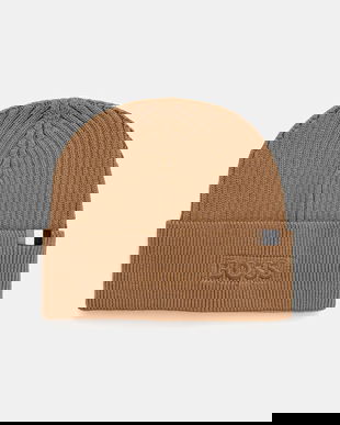 BOSS căciulă culoarea bej, 50522427