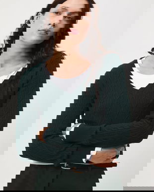 Medicine pulover culoarea verde