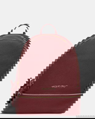 Valentino Bags rucsac culoarea bordo, mare, uni, VBS7LX02