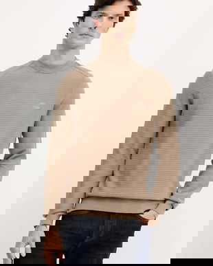 BOSS Orange pulover din amestec de cașmir culoarea negru, light, 50527584