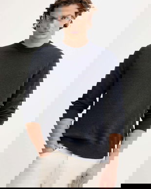 Marc O'Polo pulover din amestec de lână culoarea bleumarin, light, M29514460504