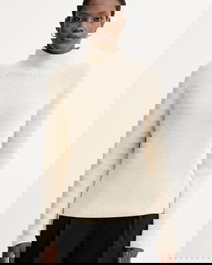 Marc O'Polo pulover de bumbac culoarea negru, cu turtleneck, M09605960009