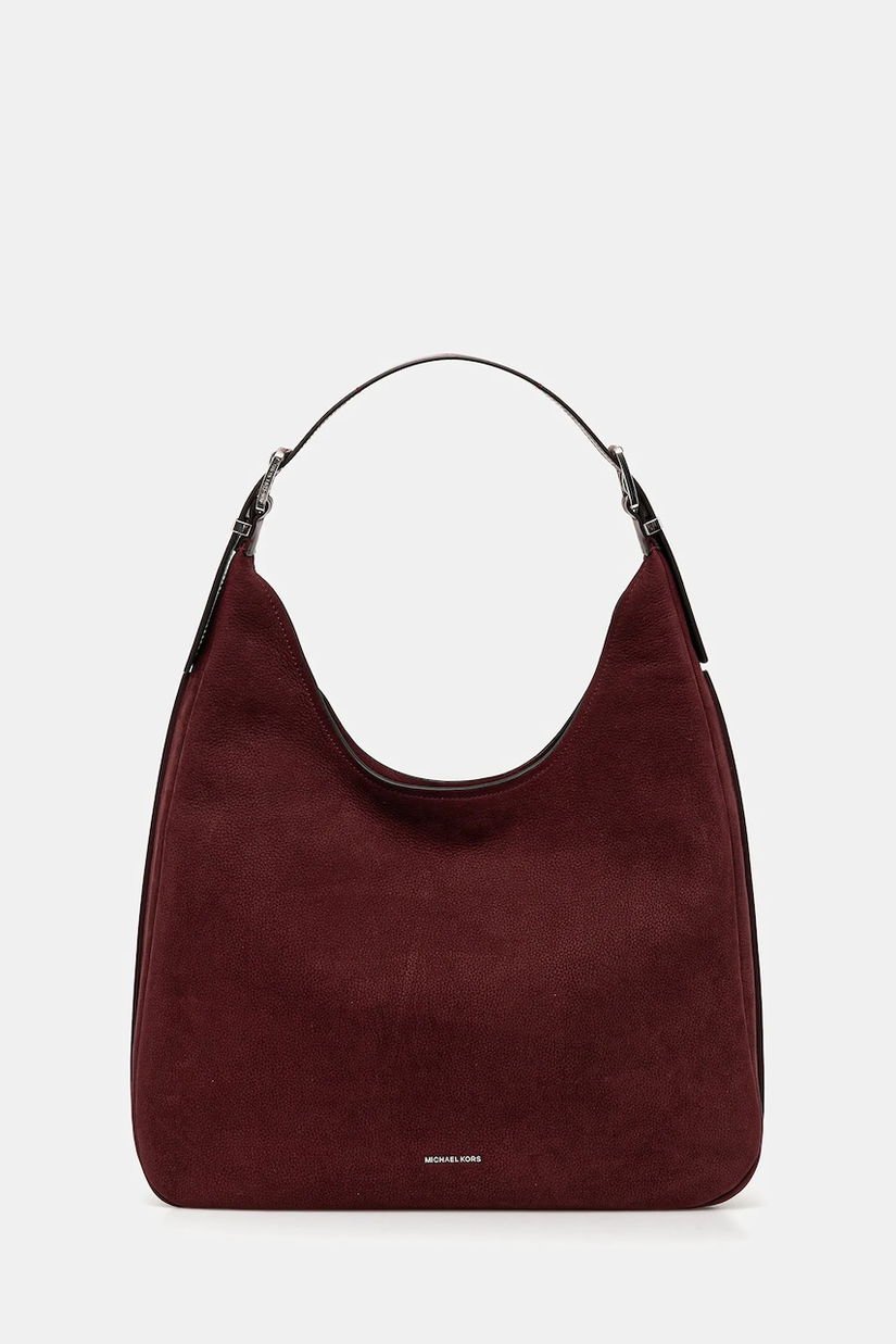 MICHAEL Michael Kors geantă din nubuck culoarea bordo, 30F4SY5H3T