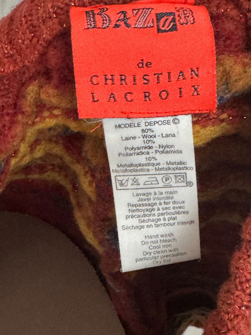 CHRISTIAN LACROIX BAZAR - FUSTA SUPERBA LANA ,MARIME S/M