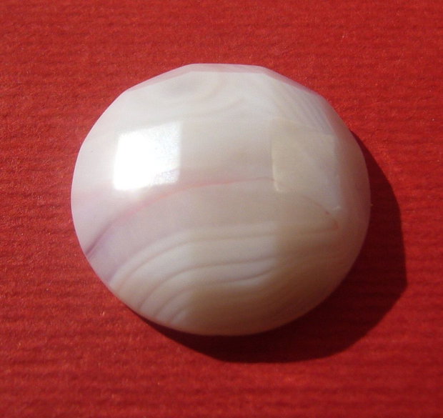Agata crazy lace cabochon fatetat aprox 20x6.4 mm