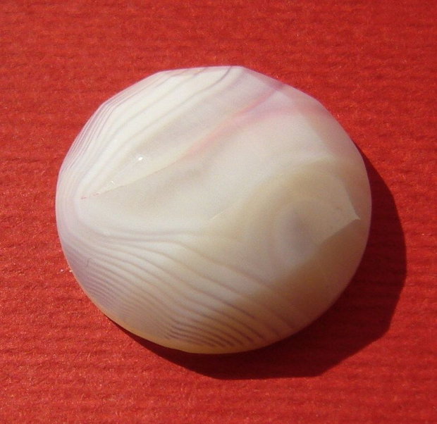 Agata crazy lace cabochon fatetat aprox 20x6.4 mm
