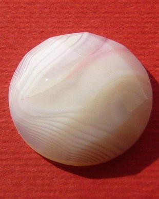 Agata crazy lace cabochon fatetat aprox 20x6.4 mm