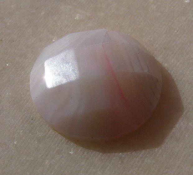 Agata crazy lace cabochon fatetat aprox 20x6.4 mm