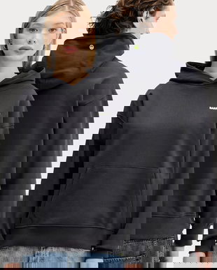 Barrow hanorac de bumbac culoarea gri, cu glugă, cu imprimeu, F5BWUAHS068