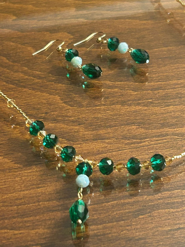 Set verde auriu