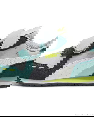 Pantofi sport copii Puma Cabana Racer Sl 20 V Inf 38373119, 21, Verde