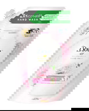 Rezerva Sapun Lichid - Dove Moisturizing Hand Wash Renewing Care Peony &amp; Rose Oil Refill Pack, 500 ml