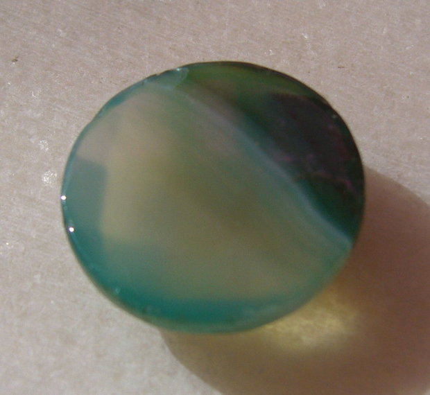 Agata dungata cabochon fatetat aprox 20x6.7 mm