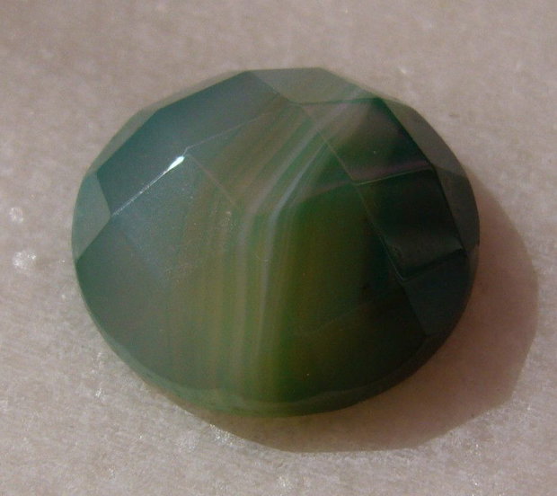 Agata dungata cabochon fatetat aprox 20x6.7 mm