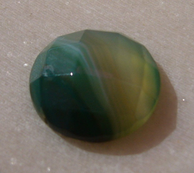 Agata dungata cabochon fatetat aprox 20x6.7 mm