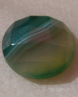 Agata dungata cabochon fatetat aprox 20x6.7 mm