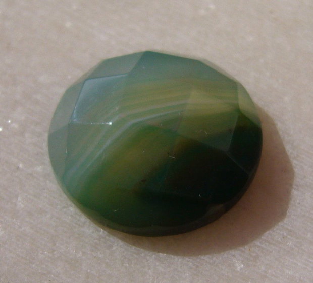 Agata dungata cabochon fatetat aprox 20x6.7 mm