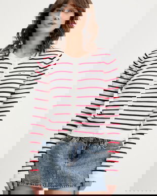 Tommy Jeans cardigan din bumbac culoarea roșu, light, DW0DW20976