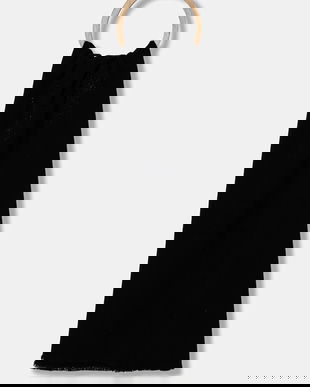 BOSS eșarfă cu lână culoarea negru, uni, 50558638