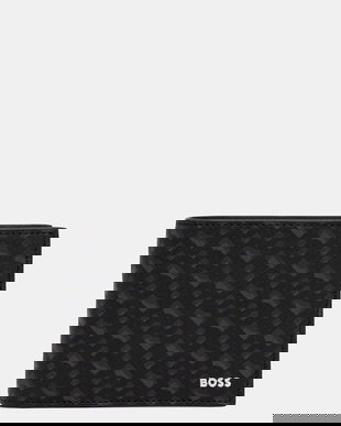 BOSS portofel de piele culoarea negru, 50552855