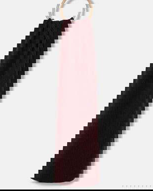 BOSS eșarfă de lână BECKHAM X BOSS culoarea bordo, uni, 50552883