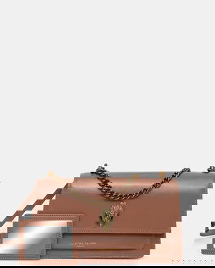 Kurt Geiger London geantă de piele SHOREDITCH culoarea maro, 4998424319