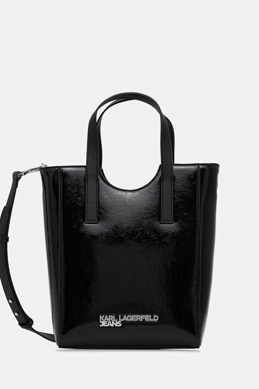 Karl Lagerfeld Jeans geantă culoarea negru, A4W30168