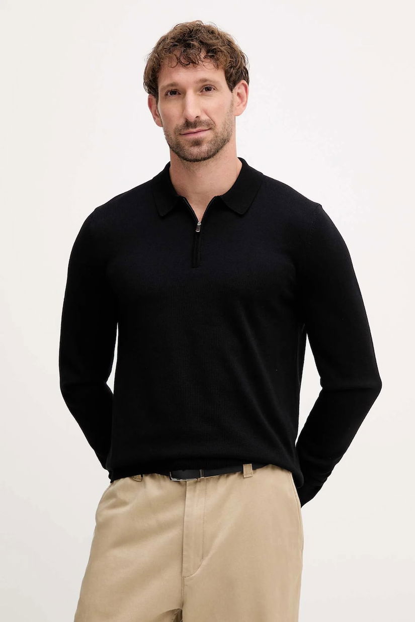 Joop! pulover de lână culoarea negru, light, 30047106
