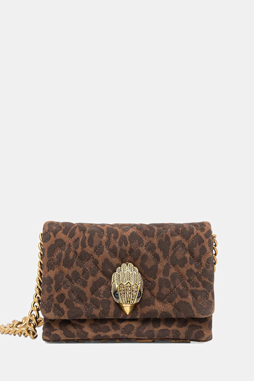 Kurt Geiger London geantă de mână din piele întoarsă MINI KENSINGTON culoarea maro, 9594535289