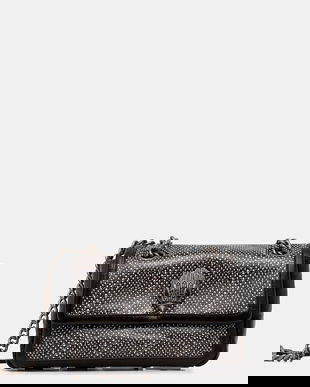 Kurt Geiger London geantă de piele KENSINGTON culoarea negru, 5019001189