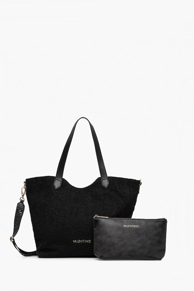 Valentino Bags geantă COURMAYEUR culoarea negru, VBS7GG01WO