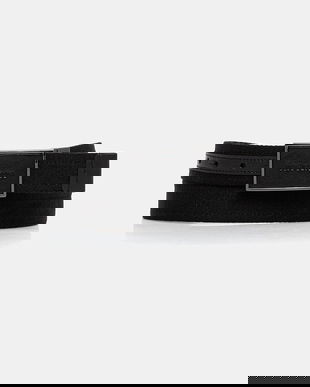 Trussardi curea culoarea negru, B347B000013N