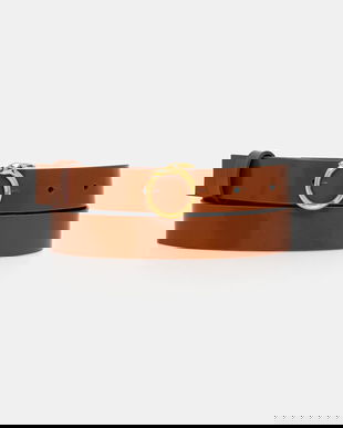 Trussardi curea de piele culoarea maro, B351B000003N