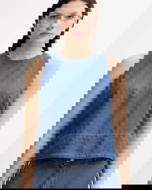 United Colors of Benetton bluză din bumbac uni, 5DHJDH00Q