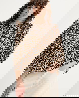 MUNTHE bluză CRISP culoarea bej, modelator, 252101225222