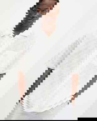 Vans cămașă din bumbac culoarea bej, relaxed, VN000M1FFS81