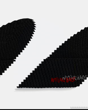 Ruslan Baginskiy caciula de lana culoarea negru, de lana, BN033/034-WA-RU