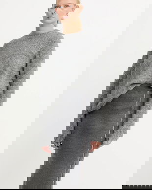 BOSS pulover din amestec de lână culoarea bej, 50478315