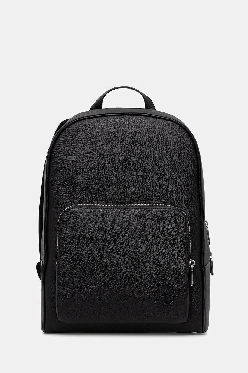 Coach ghiozdan de piele Wade culoarea negru, mare, uni, CCB91