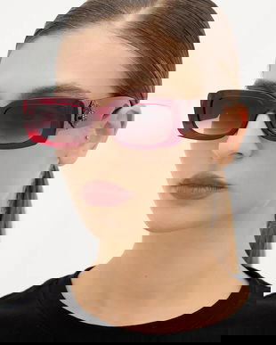 Kurt Geiger London ochelari de soare SHOREDITCH culoarea rosu, 2798150679