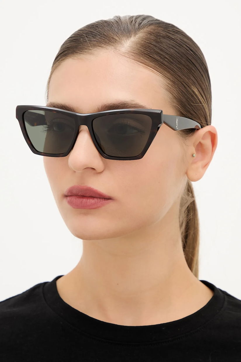 Saint Laurent ochelari de soare culoarea negru, SL M103