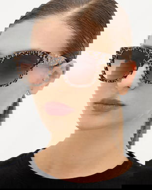 Kurt Geiger London ochelari de soare SHOREDITCH culoarea maro, 4738839679