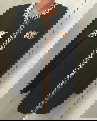 BLUZA DEOSEBITA PRINT LEOPARD VASCOZA MARIME 40 SUEDIA